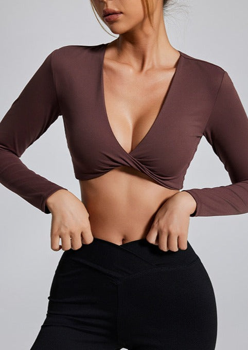Boost — Maglia a Maniche Lunghe con Coppe Integrate Removibili