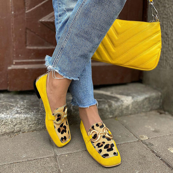 Caia™ — Mocassini con Stampa Leopardata