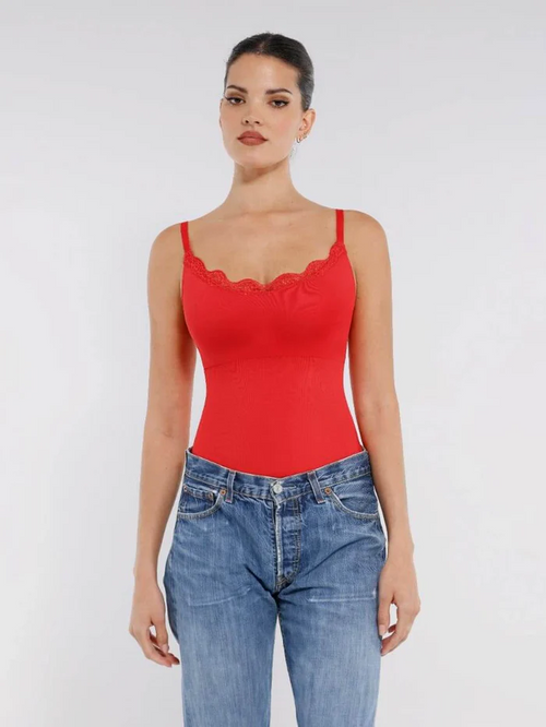 Bibiana — Body Cami in Pizzo Modellante