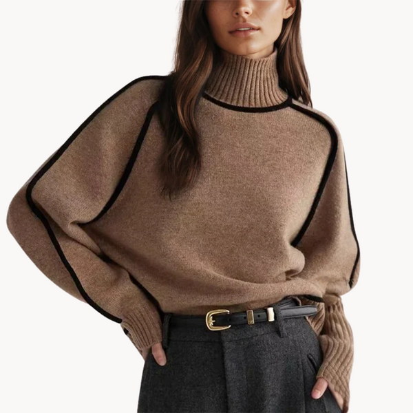 Celine — Maglione in Maglia a Collo Alto