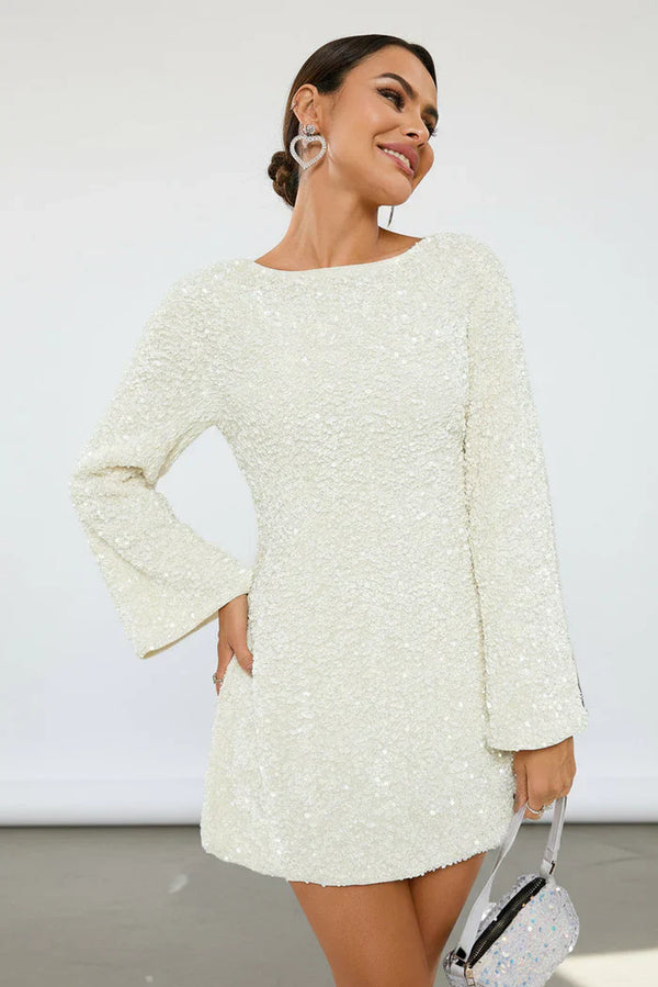 Barbara — Abito di Paillettes con Fiocco