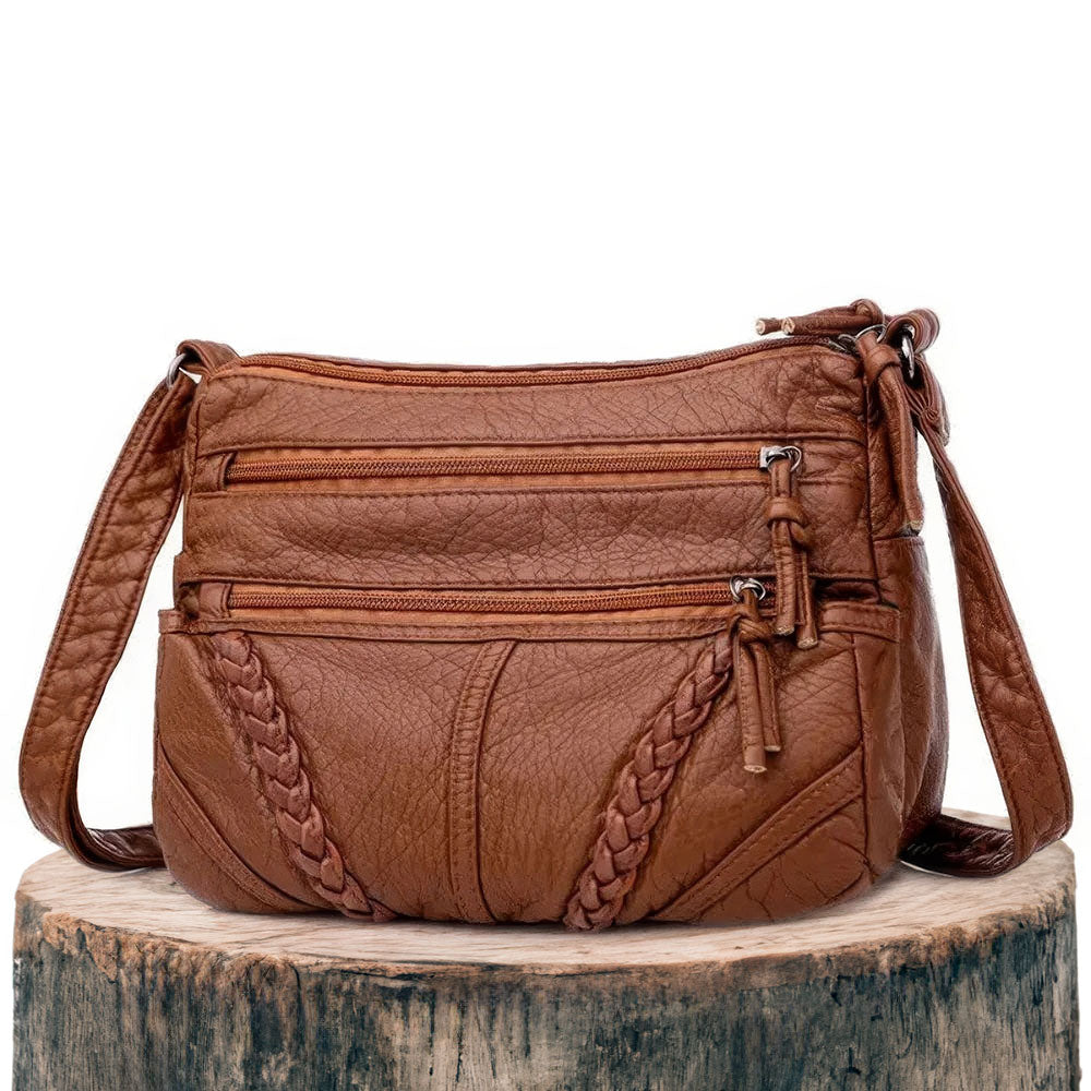 Helene — Borsa dall'Armonia Classica in Pelle Morbida