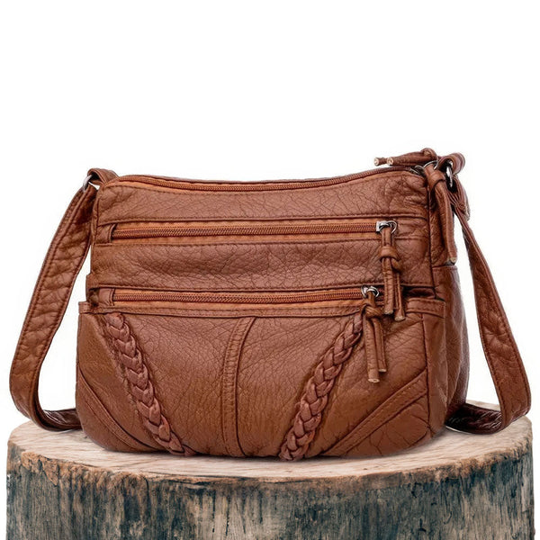Helene — Borsa dall'Armonia Classica in Pelle Morbida