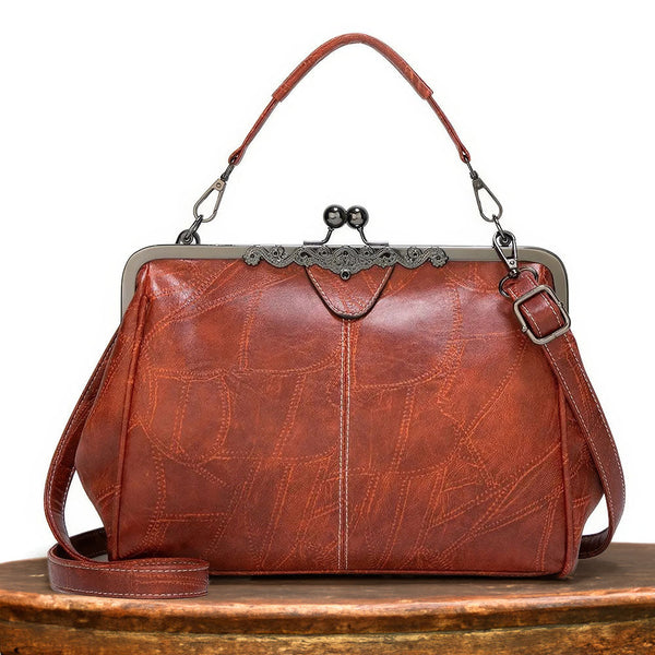 Elisabeth — Borsa Vintage dal Fascino Classico in Vera Pelle