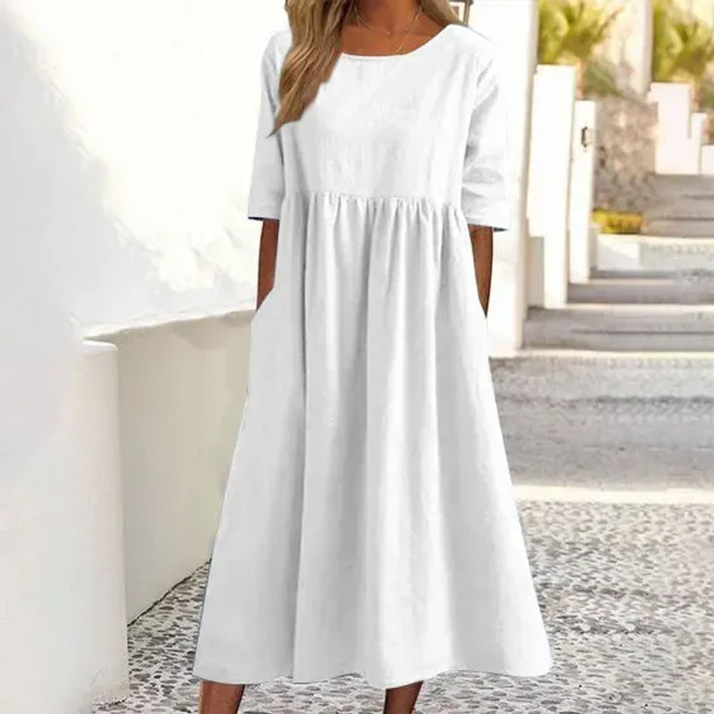 Margherita — Abito Midi in Lino