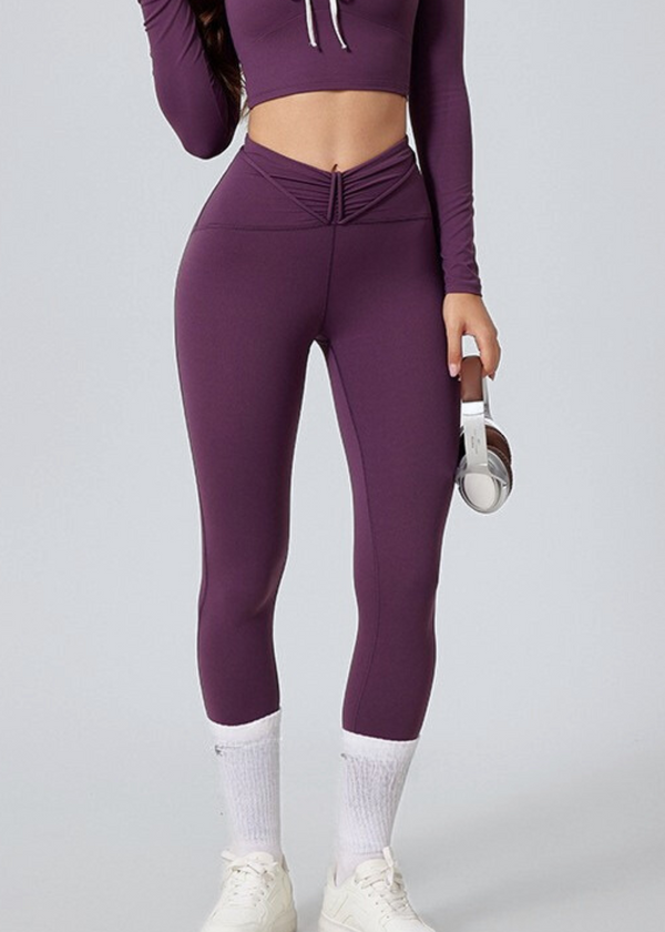 Dynamic Move — Leggings a Vita Alta Incrociata