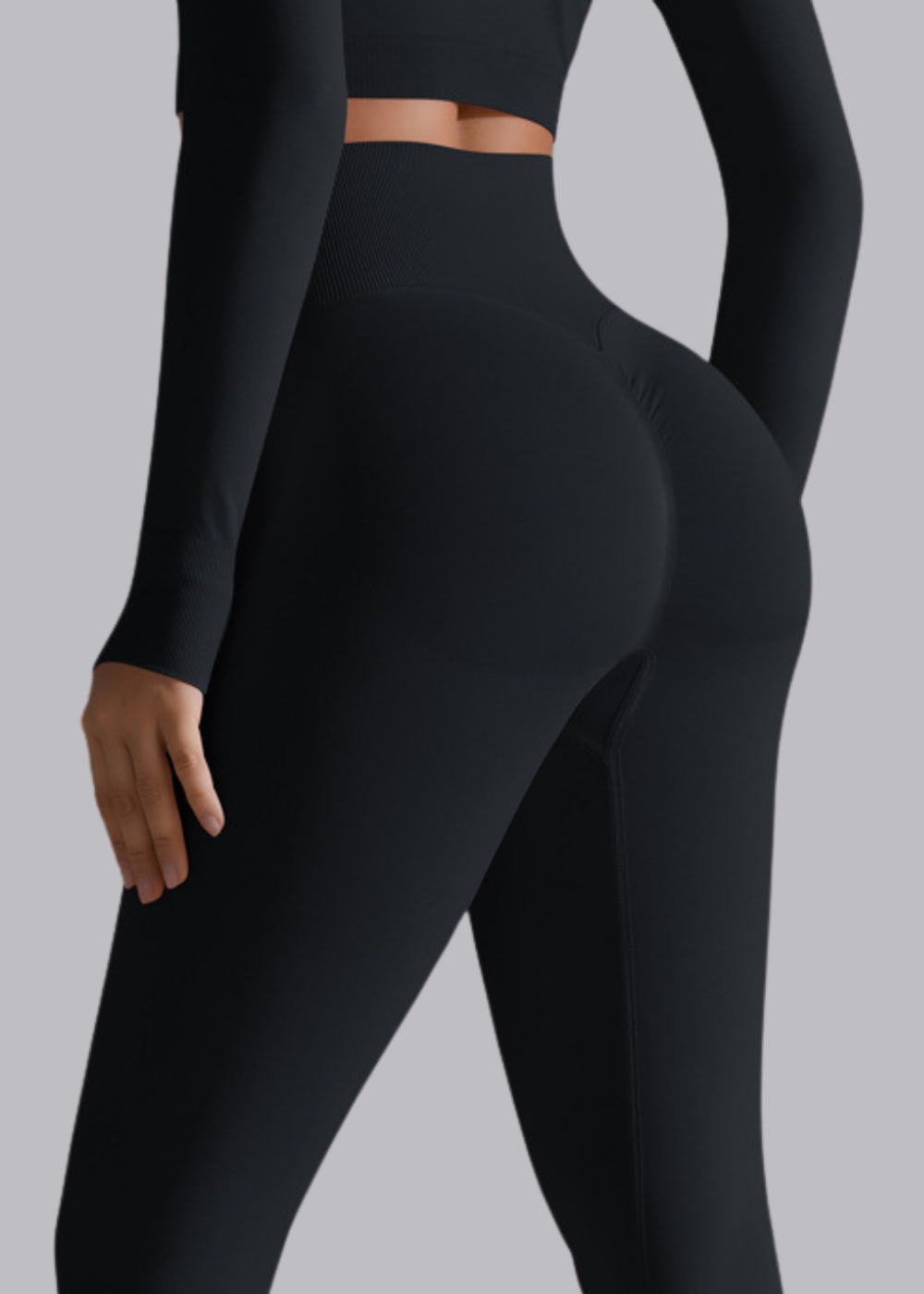 Perfect Fit — Leggings Scrunch a Vita Ultra Alta