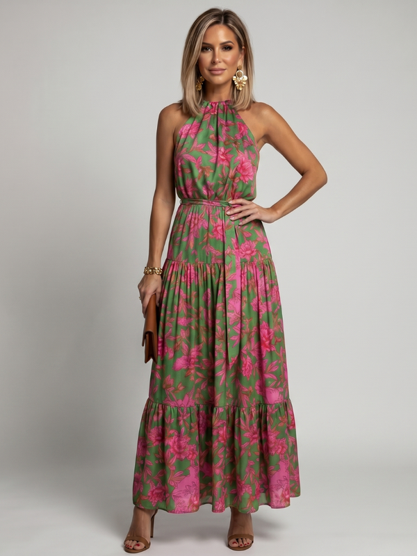 Allegra — Abito Midi Drappeggiato da Sera
