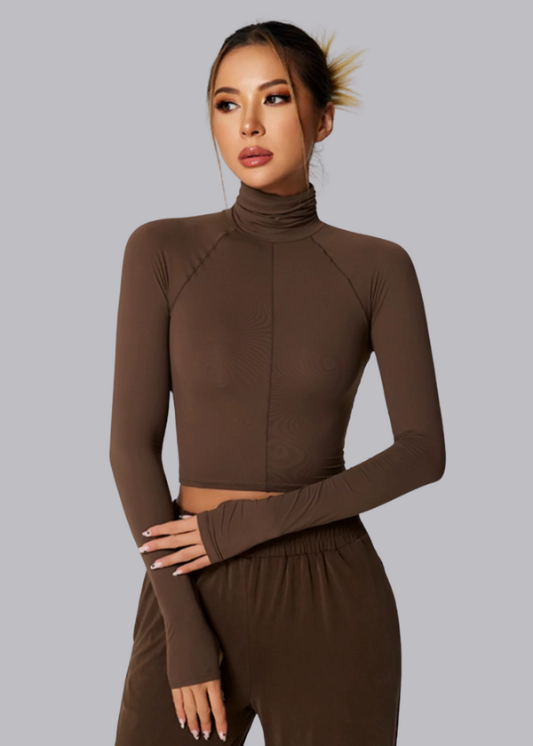 Top a Collo Alto — Leggero ed Elegante