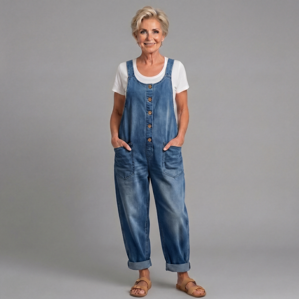 Sabrina — Salopette in Denim