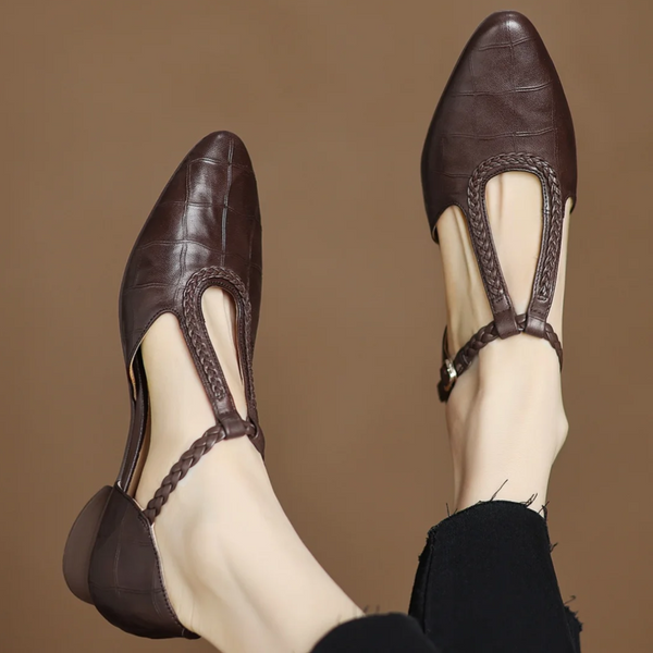 Caterina — Ballerine in Pelle