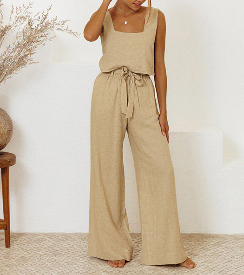 Gilda — Completo Top e Pantaloni Palazzo