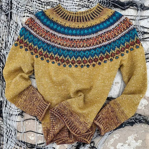 Bea — Maglione in Maglia Colorata
