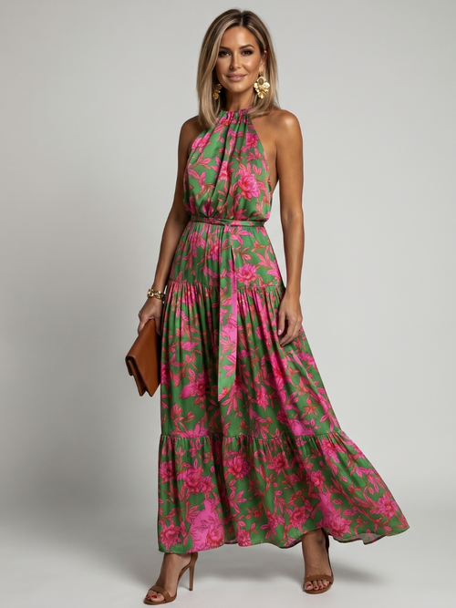 Allegra — Abito Midi Drappeggiato da Sera