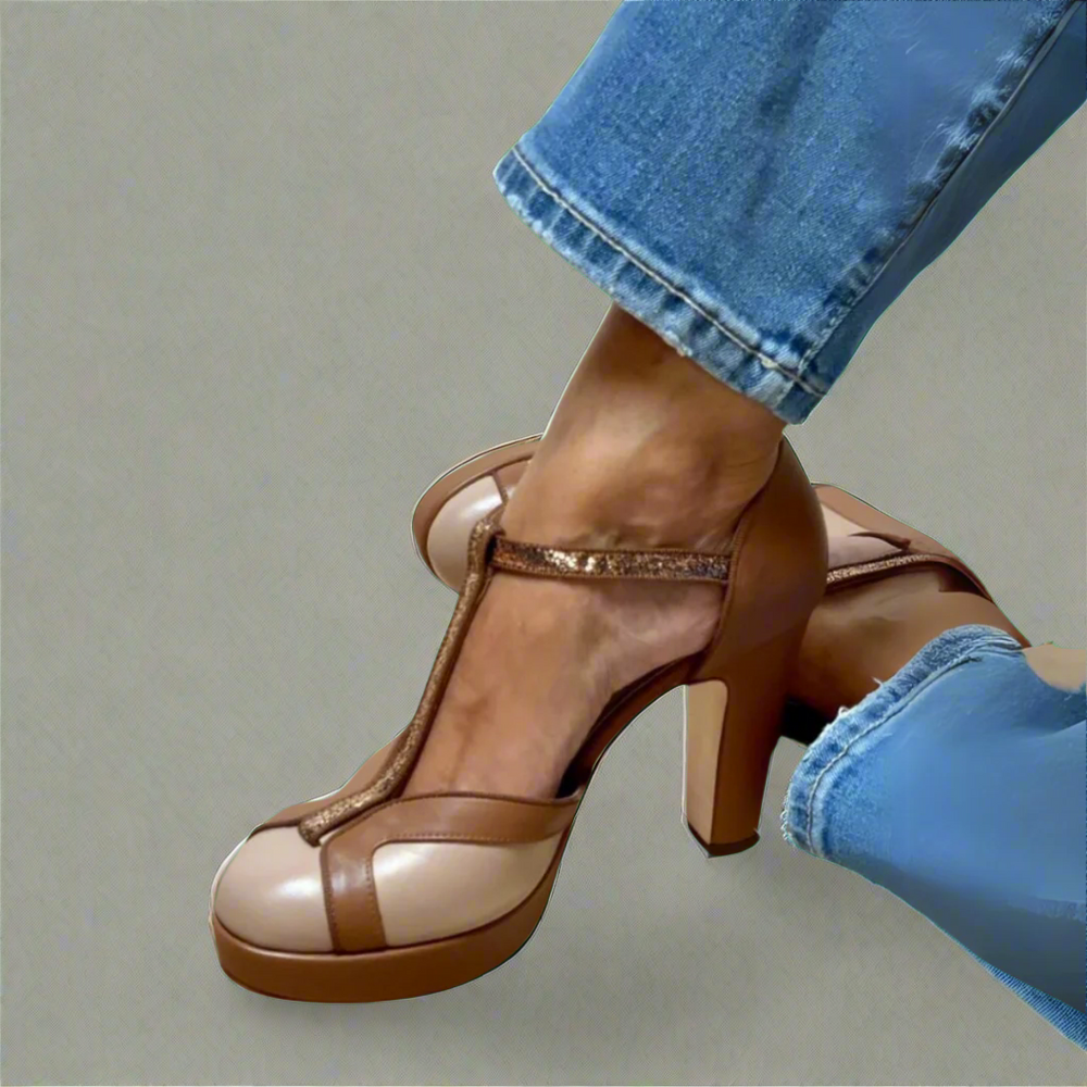 Edith™ — Sandali Eleganti con Tacco e Comfort Ortopedico