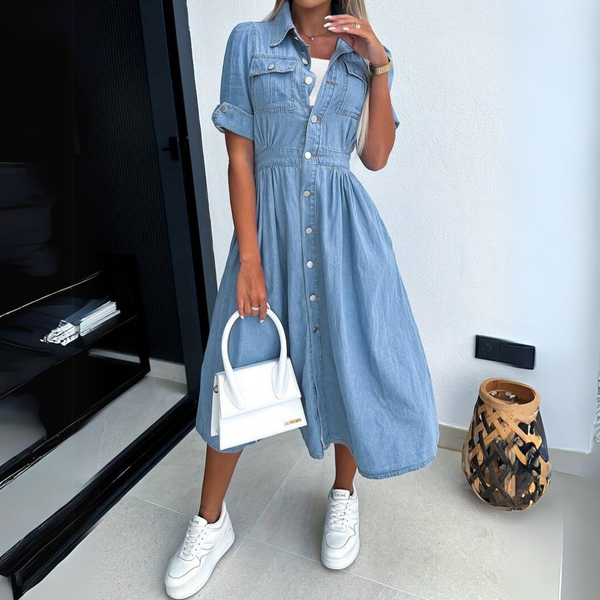Ersilia — Abito Midi in Denim