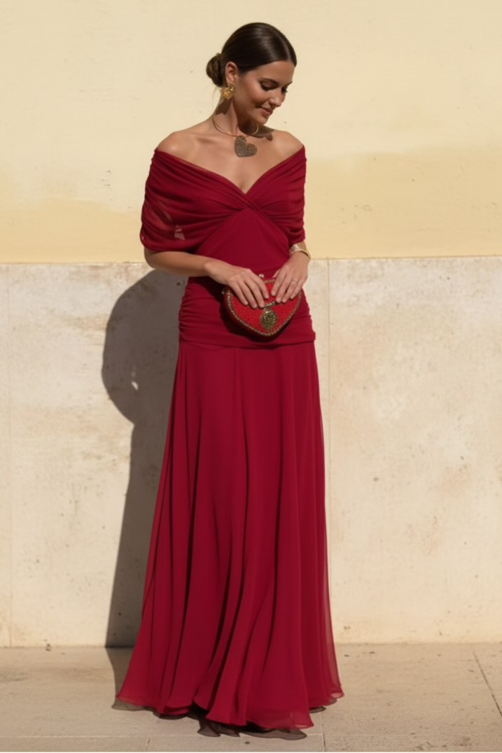 Berenice — Abito Lungo Scollo a V