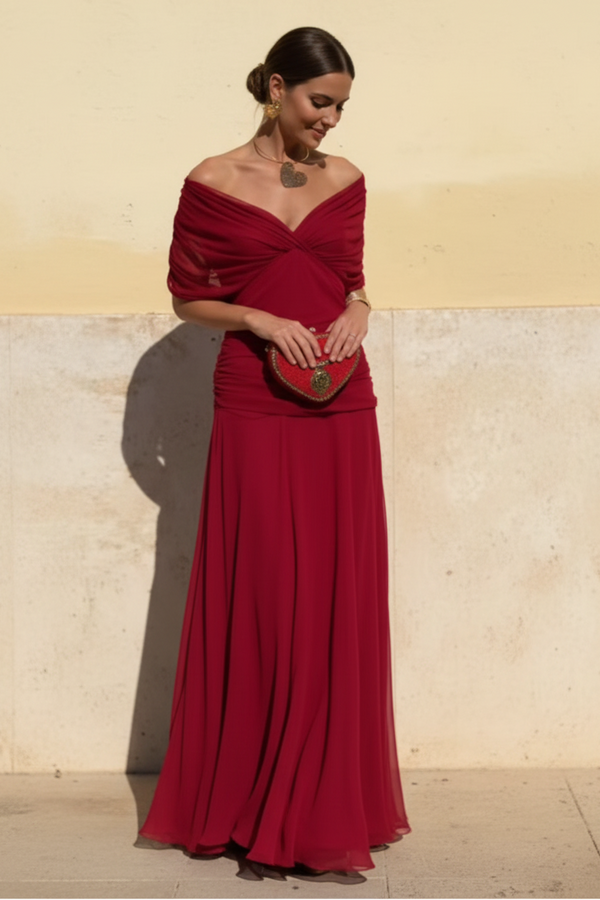 Berenice — Abito Lungo Scollo a V