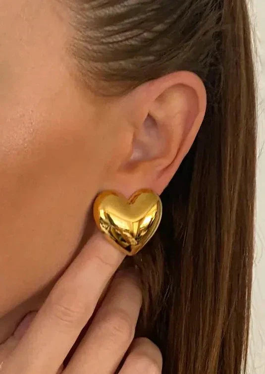 Perla — Orecchini a Cuore