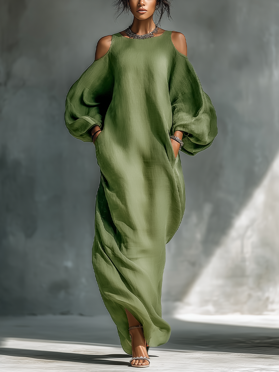 Loredana — Abito Lungo Verde