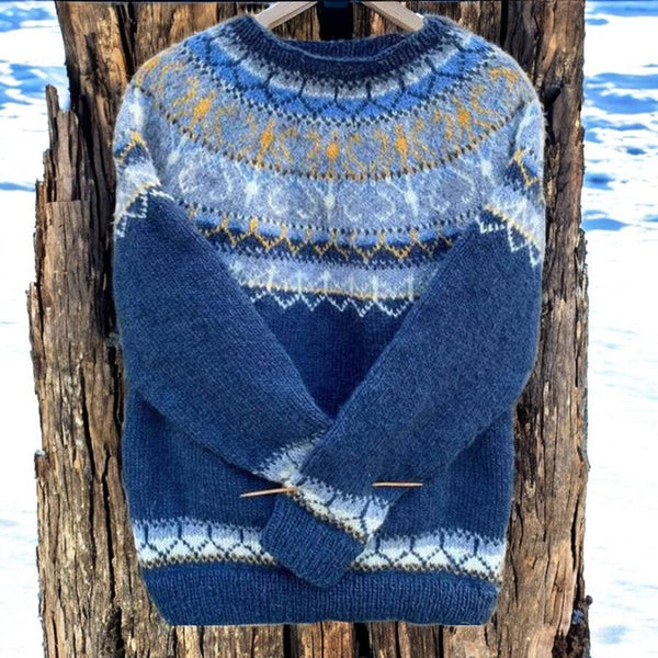 Naeve — Maglione Azzurro in Maglia