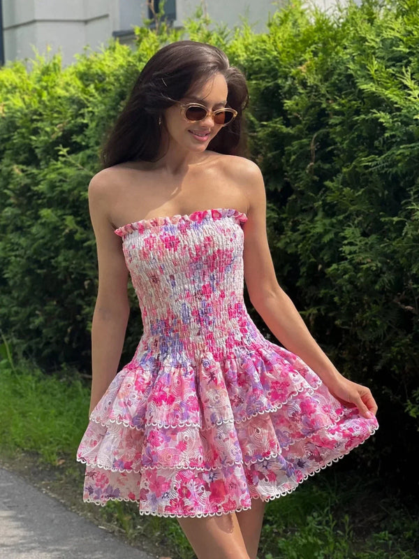 Rosaline — Abito Elegante con Volant