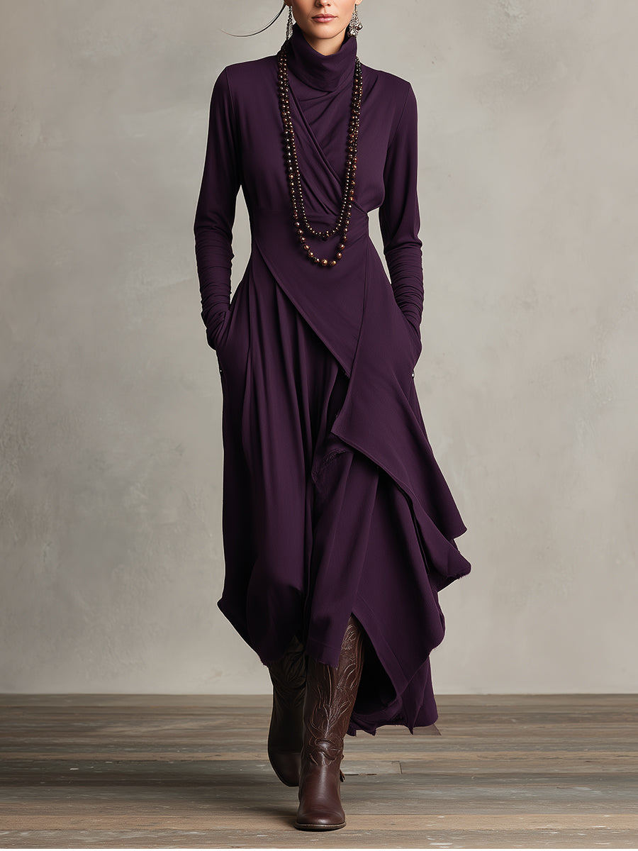 Natalie — Abito Drappeggiato Elegante