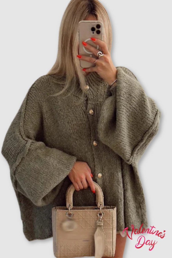Felicity — Gilet Oversize con Bottoni