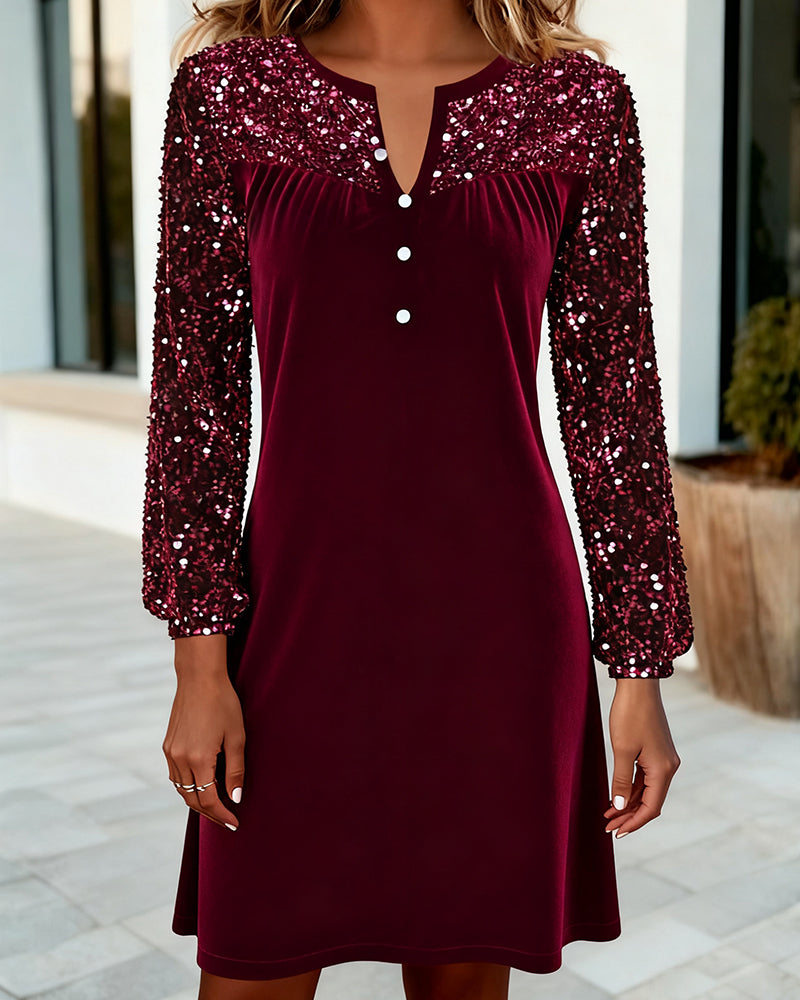 Lucilla — Abito da Festa con Paillettes