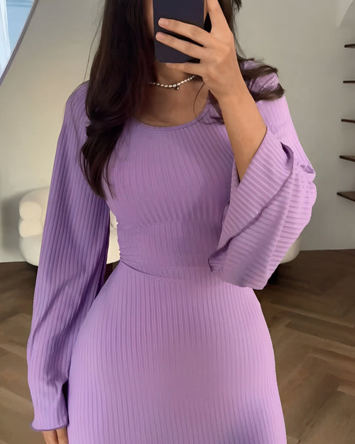 Arianna — Abito Lungo in Maglia Elegante