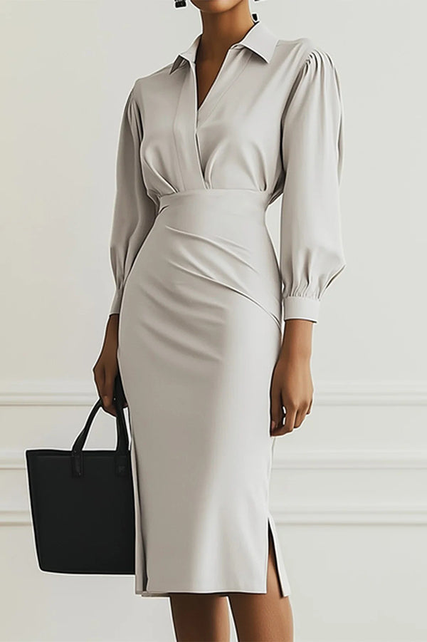 Virginia — Abito Midi con Revers