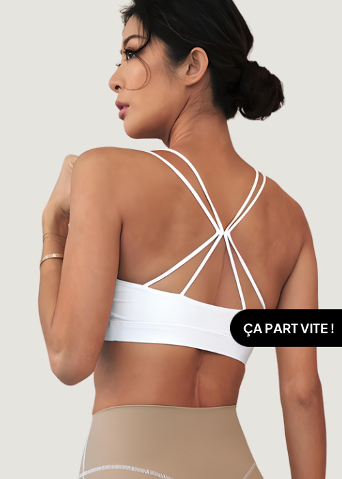 Mantra — Reggiseno Sportivo ad Alto Sostegno con Spalline Incrociate