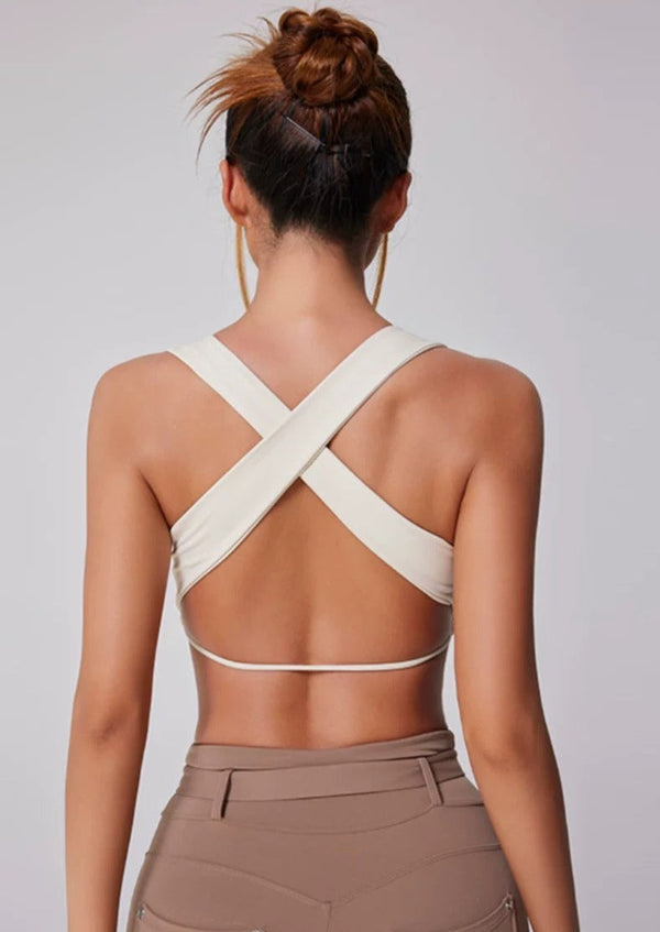 Divine — Reggiseno Sportivo Schiena Scoperta a Sostegno Leggero