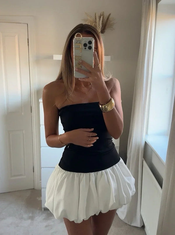 Paola — Miniabito con Orlo a Palloncino