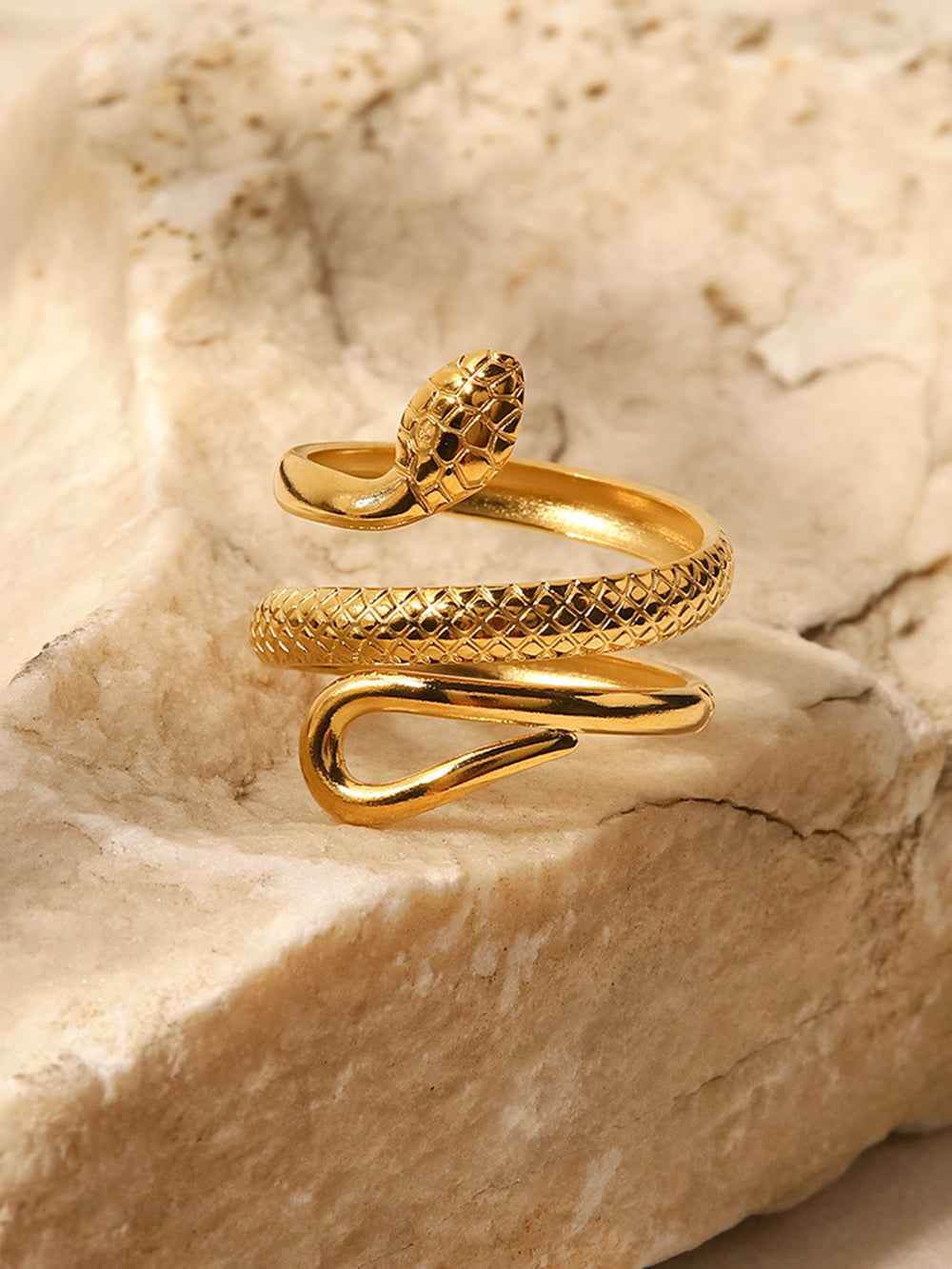 Sofia — Anello Serpente Regolabile
