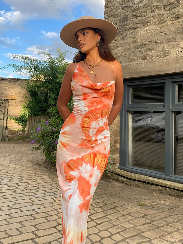 Marianna — Abito Lungo Tropicale a Fiori