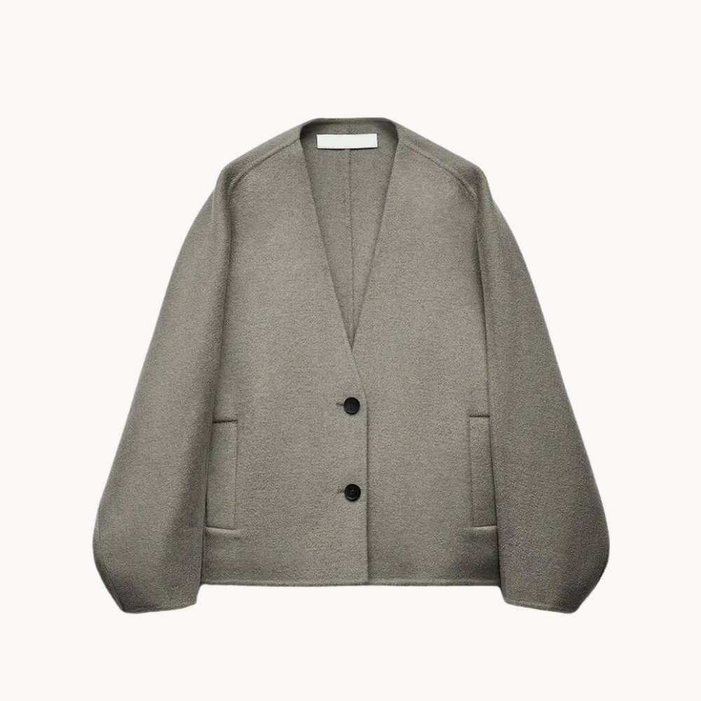 Athena — Cappotto con Scollo a V