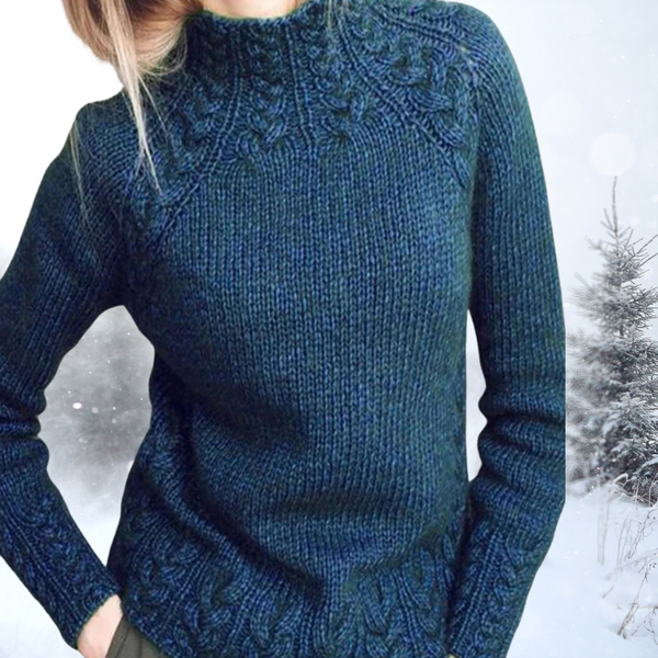 Rossy — Maglione a Collo Alto Elegante