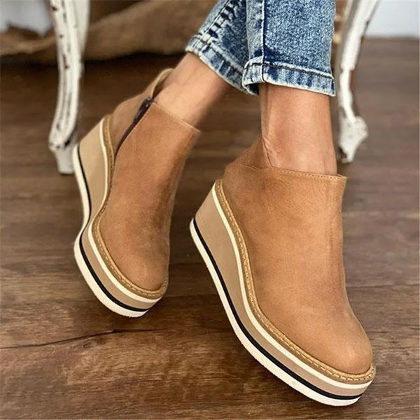 Kamala™ — Stivaletti Casual con Zeppa