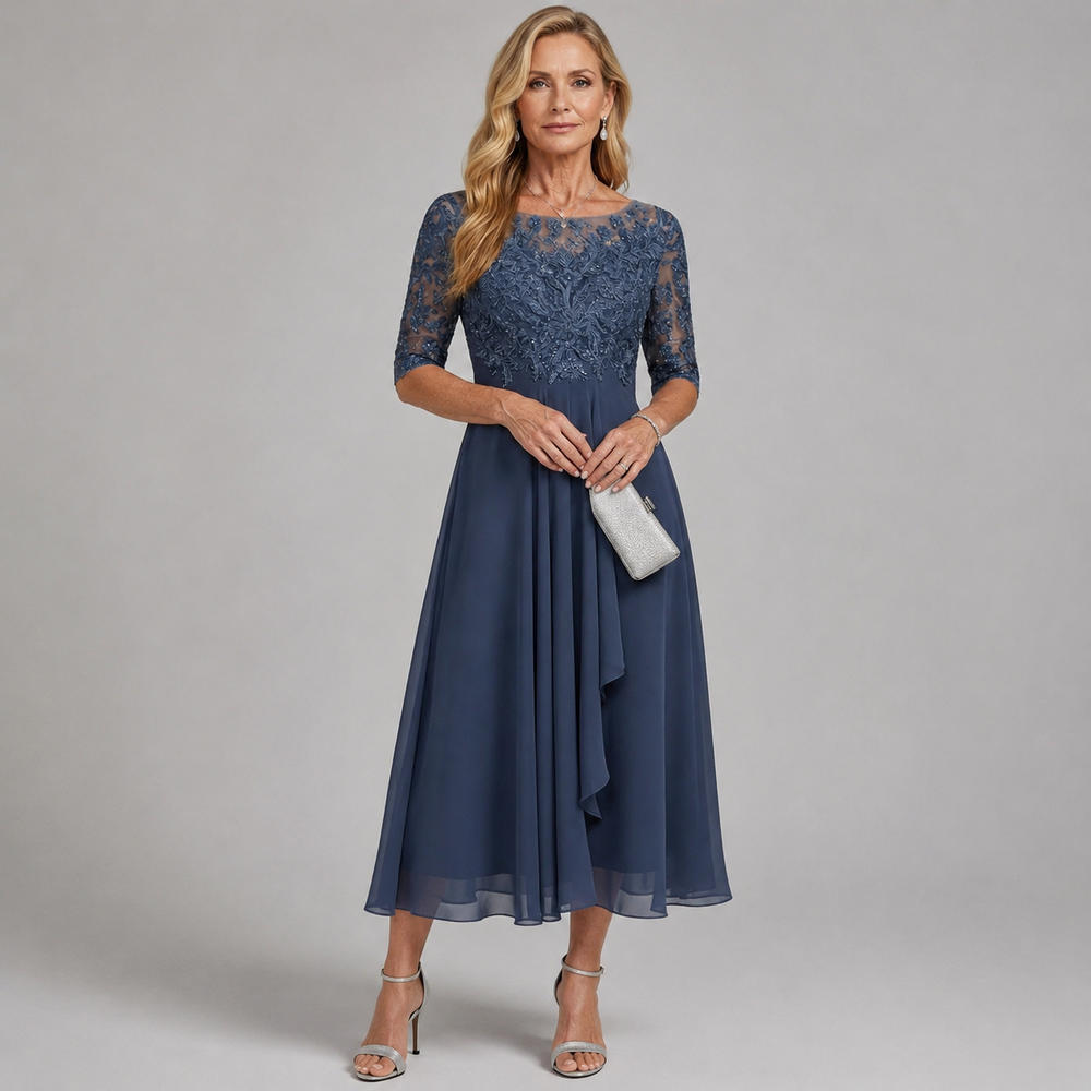 Lavinia — Abito Midi in Pizzo