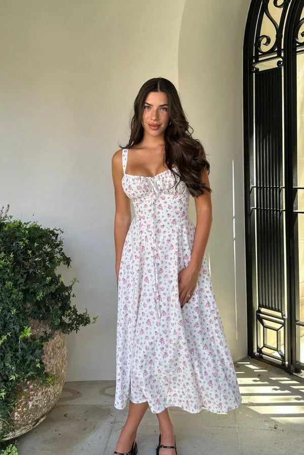 Raffaella — Abito Midi con Corsetto
