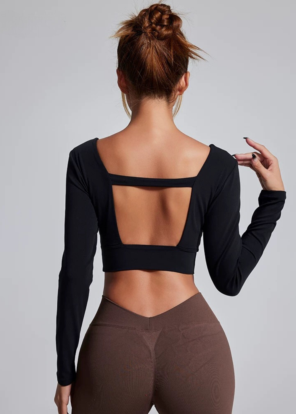 Elegance Super Active™ — T-shirt a Maniche Lunghe con Coppe Integrate