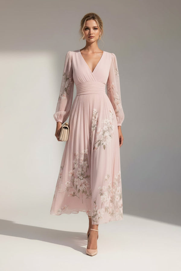 Prescela — Abito Midi a Fiori