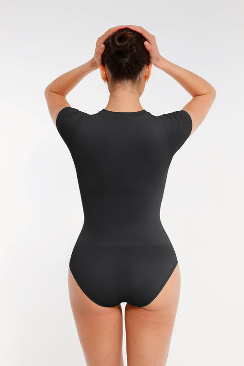 Brigida — Body Modellante a Maniche Corte