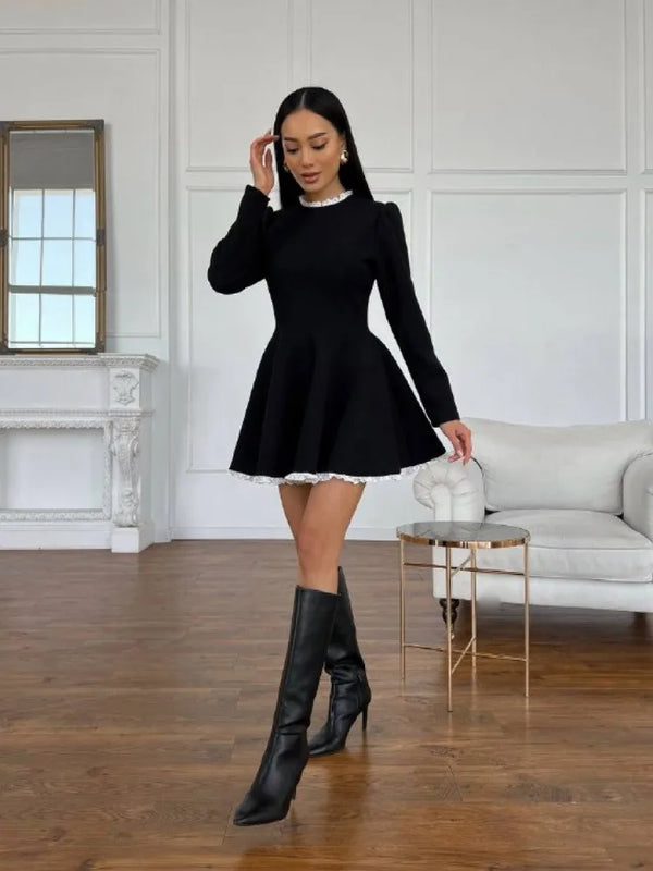 Viviana — Abito Nero Raffinato