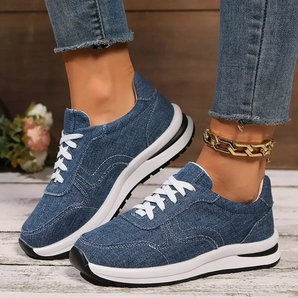 Donna — Scarpe Ortopediche Casual in Denim