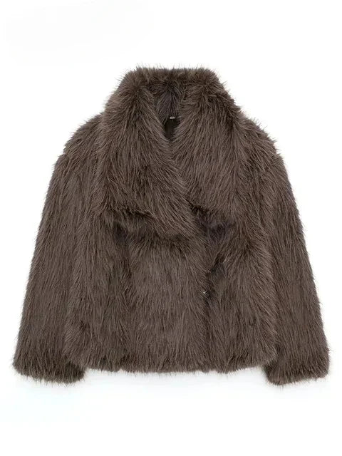 Agnese — Cappotto Luxe in Eco-Pelliccia