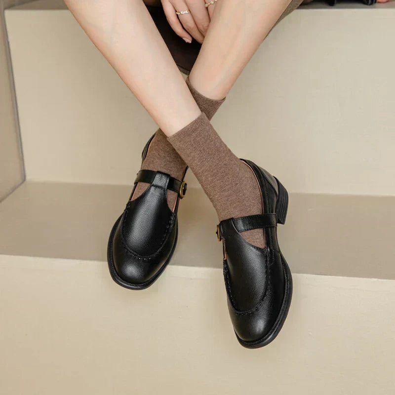 Perla — Ballerine in Pelle Retrò