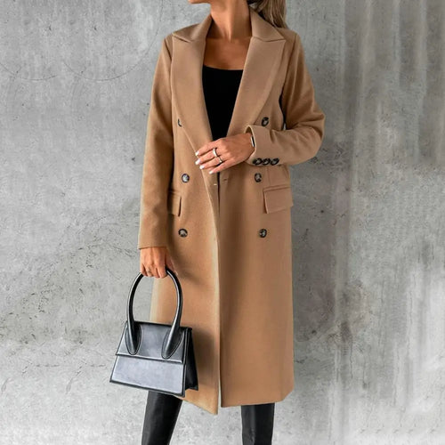 Aurelia™ — Cappotto Trench in Lana Pregiata