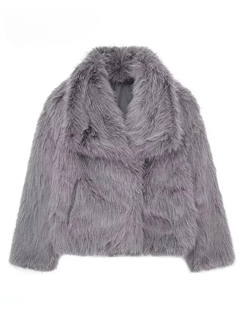 Agnese — Cappotto Luxe in Eco-Pelliccia